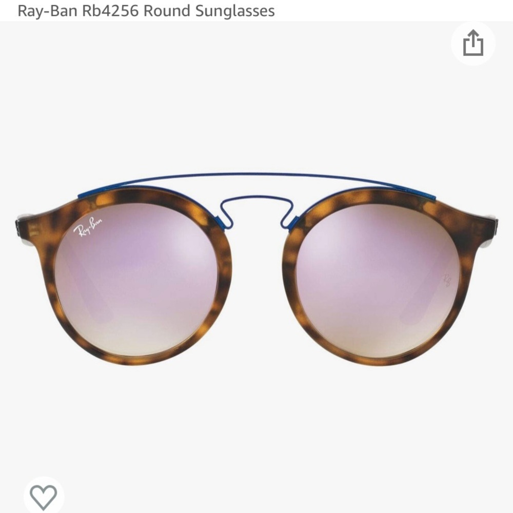 Ray-Ban rb4256 round polarized sunglasses